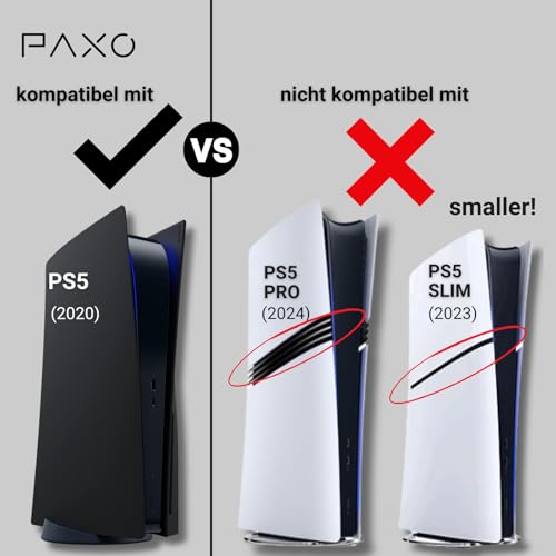 PS5 Wandhalterung Paxo für Disc und Digital Version