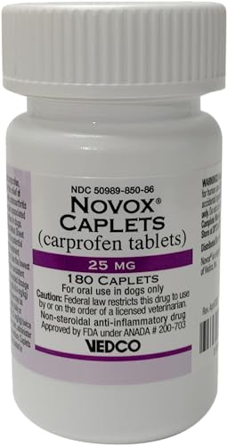 NOVOX® (CARPROFEN Tablets) CAPLETS 25MG 180 CT