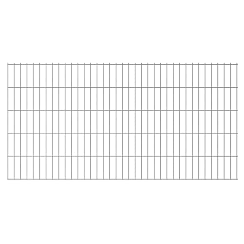 Preisvergleich Produktbild vidaXL Zaunfeld Doppelstabmattenzaun Industriezaun Garten Gittermatten 200x103cm