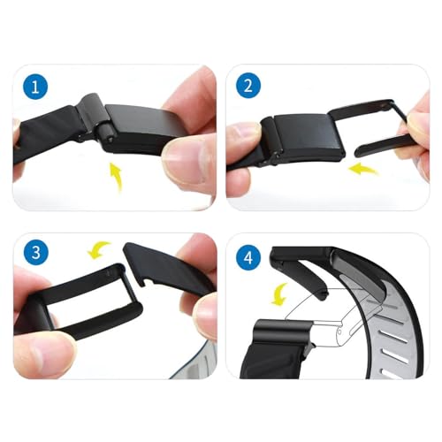 Ersatz-Armband kompatibel mit Whoop MG/5.0 Ersatzarmband, Silikon Ersatzband Ersatzarmband Uhrenarmband Replacement Wechselarmband Watch Band Fitness Tracker Sportband Uhrband (Orange, One size)