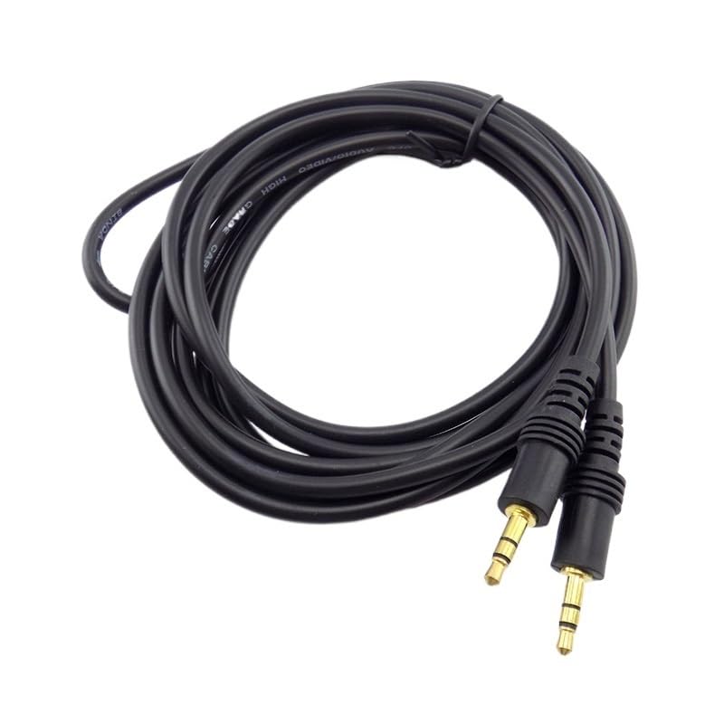 Cable auxiliar 3.5mm stereo macho a macho 1.5m miniatura 4
