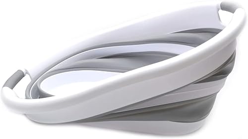 Miniatura 3 de Paquete de 2 cestas plegables para ropa sucia  Cestas plegables de plástico para lavandería con diseño desplegable para un fácil almacenamiento