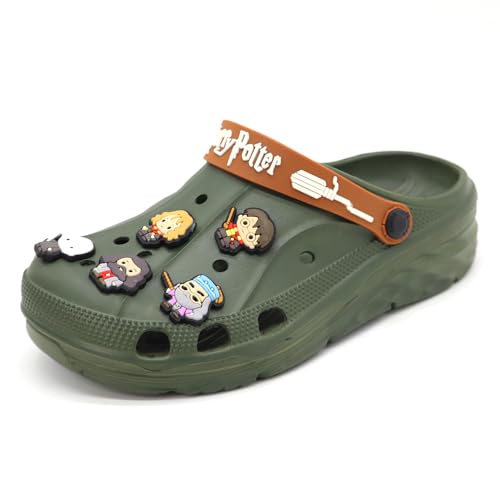 Image of SVAAR x Harry Potter Men's Magical Clogs with 10 Authentic Harry Potter Charms Included and Adjustable Back Strap
