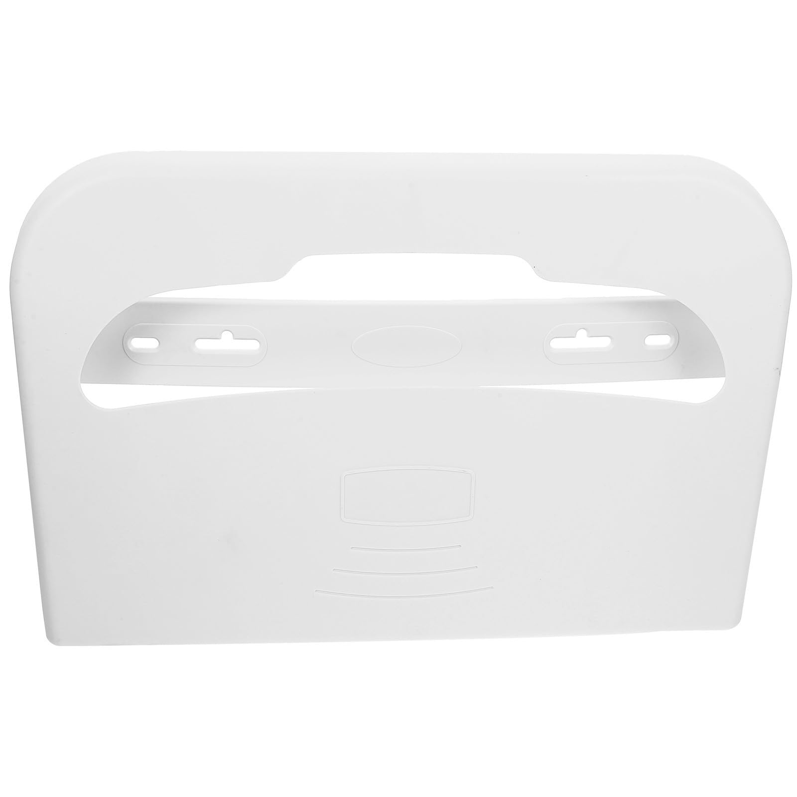 Evita el contacto directo en el baño con el dispensador de fundas para asiento de inodoro blanco