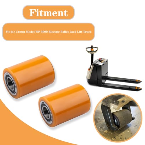 Image of Load Wheel Kit Fit for Crown Model WP 3000 Electric Pallet Jack Lift Truck, 2Pack