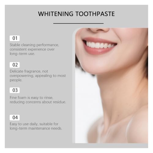 Pasta de dientes iluminadora para dientes opacos que limpia suavemente el esmalte 7