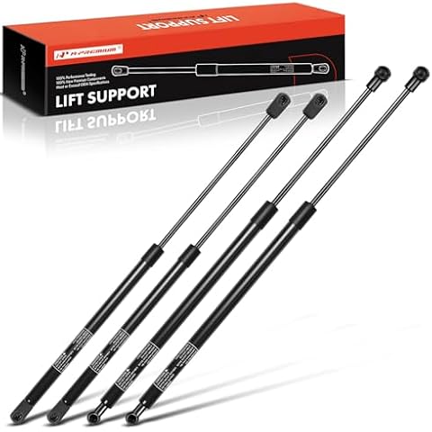 A-Premium Tailgate and Rear Window Lift Supports Shock Struts Gas Spring Replacement Cover