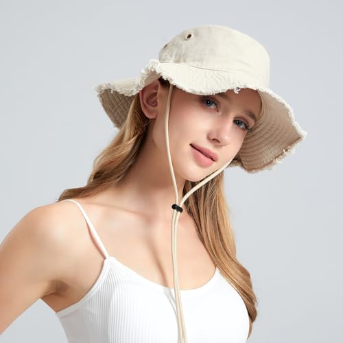 Sombrero de sol unisex tipo bucket Gajaous miniatura 6