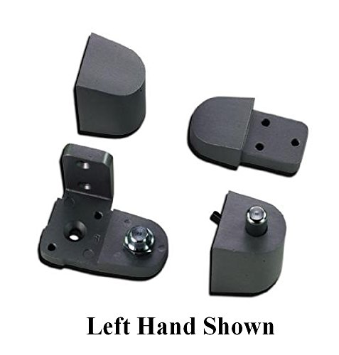 Pittco/Ppg Style Aluminum Storefront Door Pivot Hinge Set In Duronotic - Choose Handing (Left Hand) #TOP2