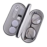 Diseño de doble uso: diseño de doble capa, muy conveniente para guardar sus lentes y anteojos.