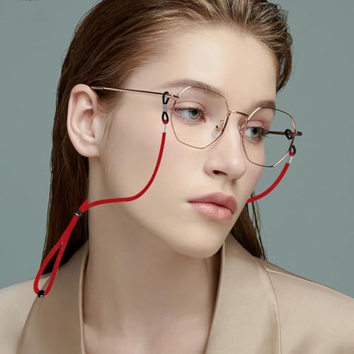 Regulowany uchwyt na okulary przeciwsłoneczne, pasek na okulary - Męskie łańcuszki mocujące do okularów sportowych,Sznurek do okularów przeciwsłonecznych dla mężczyzn, kobiet, dzieci przec