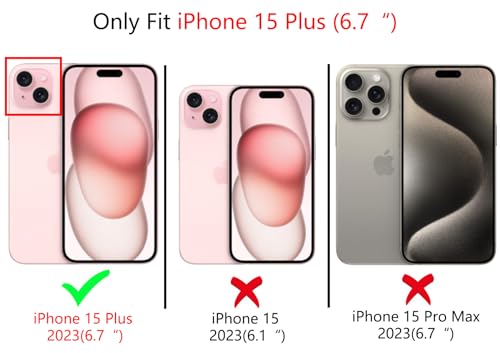Coque magnétique pour iPhone 15 Plus noire avec support béquille compatible MagSafe - 2