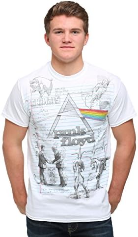 Liquid Blue Men's Floyd Sketch T-Shirt, White