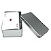 VSONE Plastic Braille Playing Cards, 54 Premium Plastic Cards, Full-Color Printing, Packed in Metal Case, Size 87 mm x 58 mm, All Ages