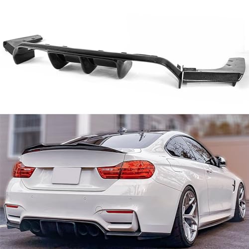 Carbon Fiber Bumper Diffuser 3 Piece Design - V Style Compatible for 2015-2020 BMW F80 M3 & F82 F83 M4
