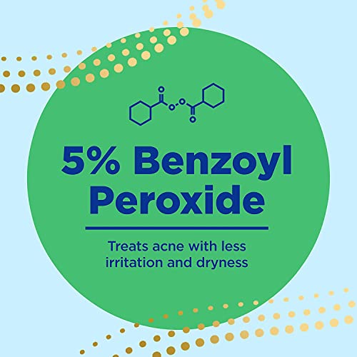 Image of Differin Acne Face Wash with 5% Benzoyl Peroxide, Daily Deep Cleanser by the makers of Differin Gel, Gentle Skin Care for Acne Prone Sensitive Skin, 4 oz (Packaging May Vary) (Pack of 2)