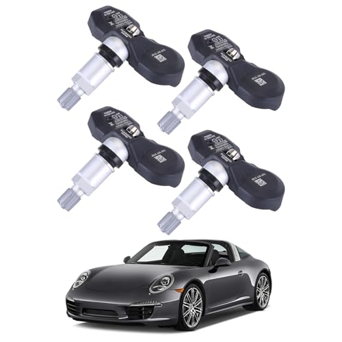 LICHENGTAI 4x Sensore di pressione dei pneumatici-tpms per Porsche 991 997 A6 A8 Q7 R8 Sensore di di monitoraggio della pressione degli pneumatici TPMS 7PP907275F RDKS Sensore