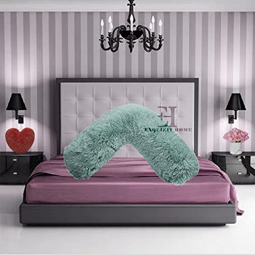 EXQUIZIT HOMEยฎ Fleece Pillowcase V Shaped Cover Only Teddy Cuddles Fleece Super Soft Pillow Case, Luxury Cosy Anti-Pill