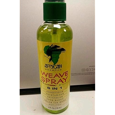 [AFRICAN ESSENCE] 6 IN 1 WEAVE SPRAY FOR SYNTHETIC AND HUMAN HAIR 4OZ Cover