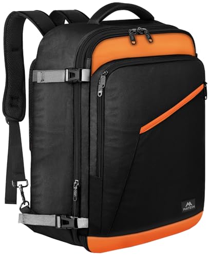 MATEIN Expandable Carry-On Backpack for Travel and Camping