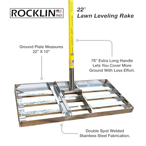 Rocklin™ Lawn Leveling Rake - Additional View