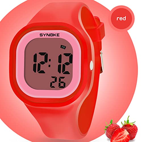 FANMIS Unisex Digital Lovers Watches Fashion Waterproof Luminous Silicone Multifunction Sport Watches4