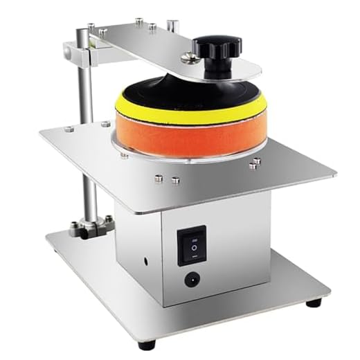 ZHIXUMM Cd/DVD Disc Polishing Machine, 200w Data Recovery DVD/Vcd Grinding Machine, Disc Scratch Repairing Machine, 7-Speed Adjustment, 6000r/Min for Cd/DVD Cleaning and Restoration