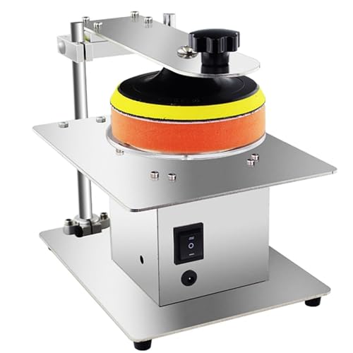 ZHIXUMM Pulidora De Discos CD/DVD, 200 W, para RecuperacióN De Datos, para DVD/Vcd, ReparacióN De ArañAzos, 7 Velocidades, 6000 RPM, para Limpieza Y RestauracióN De CD/DVD.