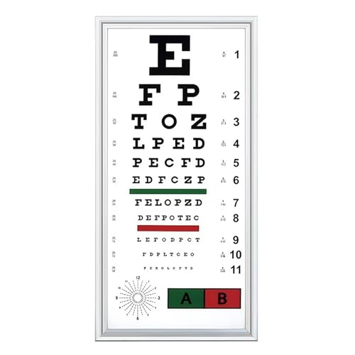 Tableau d'acuité visuelle LED pour résoudre les contraintes d'espace de 2.5m - 2