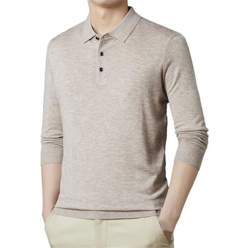 Spring and Autumn Men's Loose Leisure Top Collar Underwear Knitted Sweater Sweater