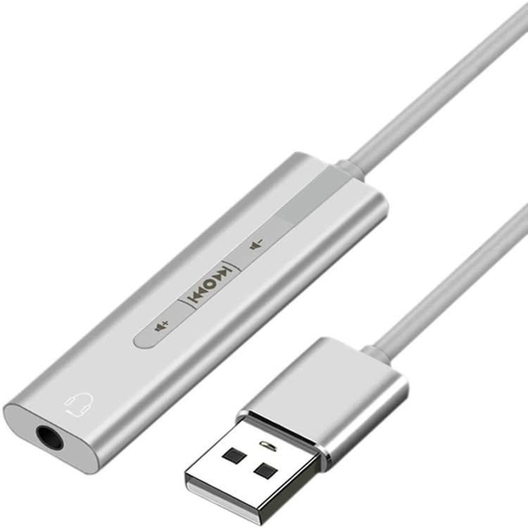 VIBOTON USB Aluminum Alloy Cable Single Hole Sound Card 7.1 CH Microphone Headphone Adapter 2 in 1 USB External Sound Card for PC Laptop (Silver) (B085DB11NP) Amazon Price History, Amazon Price Tracker