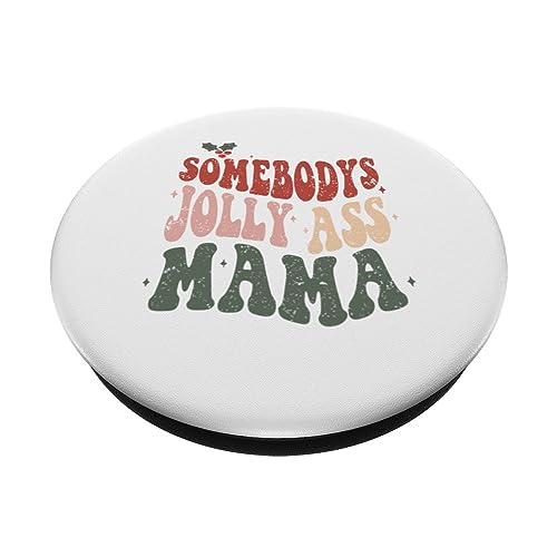 Somebodys Jolly Mama Noël PopSockets PopGrip Interchangeable – vue 2