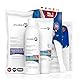 Mr. Fuss® No. 1 - Advanced Pack Basic - Klein, Nagelhaut- Hornhautentferner Sparpaket 4 tlg. Aktiv-Lösung Schnell & Stark erweichend - 200 ml, Balsam No. 2-100 ml, Watte, Schaber