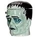 Summit Collection Halloween Frankenstein Head Cookie Jar Candy Treat Jar Canister with Lid Ceramic 8.5 Inch Tall