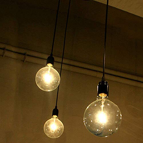 Rétro loft ajusté Art Plafond en métal noble avec douille e27 design épuré - 4