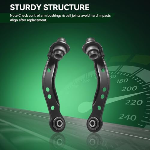 AUQDD 2Pc Suspension Front Upper Control Arm Compatible With 2013-2019 Ni-ssan Sentra, 2007-2011 Versa, 13-21 NV200 (Replace # Subframe Mount K641723 K641724 19316685 19316686 54524EL000 54525EW000) by AUQDD - Used condition - Image 3