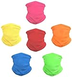 Kalily Oringinal Design 6 Pack Headband Bandana Protective Multi-use Seamless Breathable Neck and Head Tube Gaiter