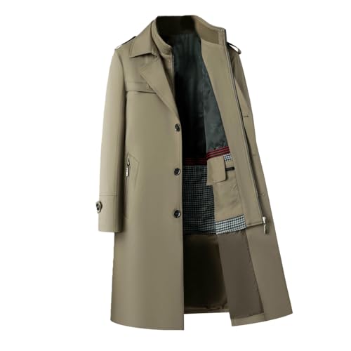 Trench homme avec doublure amovible pour s'adapter à la mi-saison