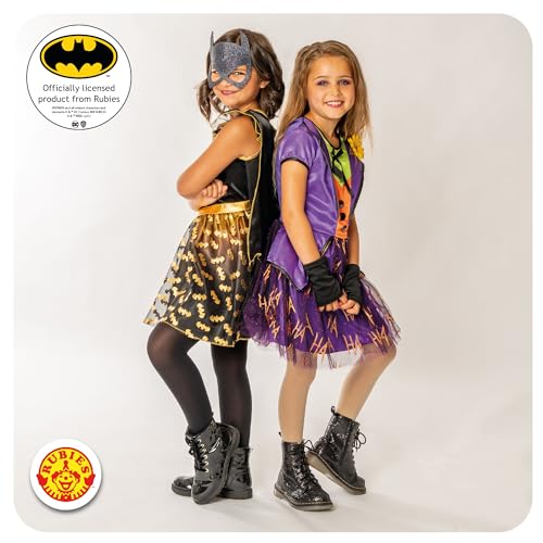 Disfraz clásico de Joker DC Super Villains para niñas miniatura 4