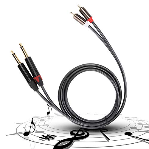 Mono Plu Adapter Cable, Stereo Jack Interconnect Cable miniatura 6