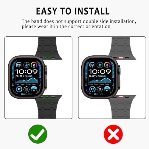 ZZDZZ Magnetic Band for Apple Watch Bands 42/44/45/46/49mm Men Women by ZZDZZ - Used condition - Image 4