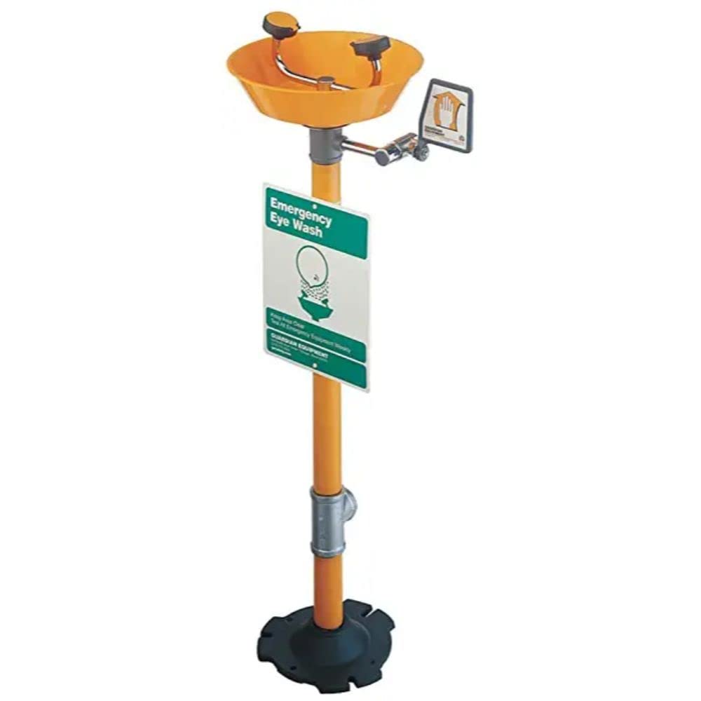 Guardian G1760P Plastic Eyewash Station, Pedestal, 15-1/2 W