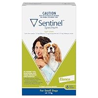 Sentinel Spectrum Tasty Chews for Small Dogs 4-11kg (Green) - 6 Pack