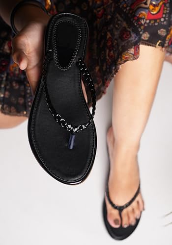 Image of JM LOOKS Women's Casual All Day Flat Slippers Comfortable Sole, Stylish Design, Ideal for Women & Girls