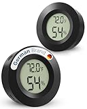 MAVORI 2 x Digital Hygrometer Thermometer for Indoor – Mini Humidity Meter with Accurate Sensor Temperature and Humidity Monitor for Home, Humidor, Reptile Tank – Fahrenheit (℉) /Celsius(℃)