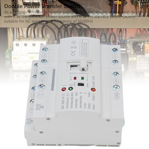 Commutateur de transfert de puissance inverseur source automatique 4P 80A AC