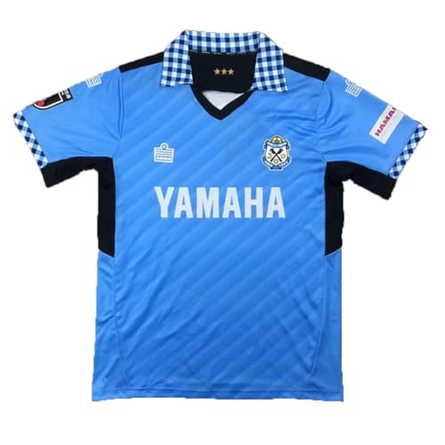 [Farstyle] 24-25 ジュビロ磐田 ホーム サッカー ユニフォーム 空白背番 非公式 大人 夏服 半袖 学生 記念シャツ ファンシャツ (S)