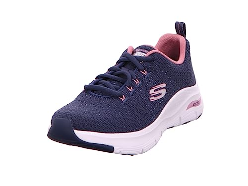 Image of Skechers Women's Arch Fit - Glee for AllSneaker, Navy, 3.5 UK