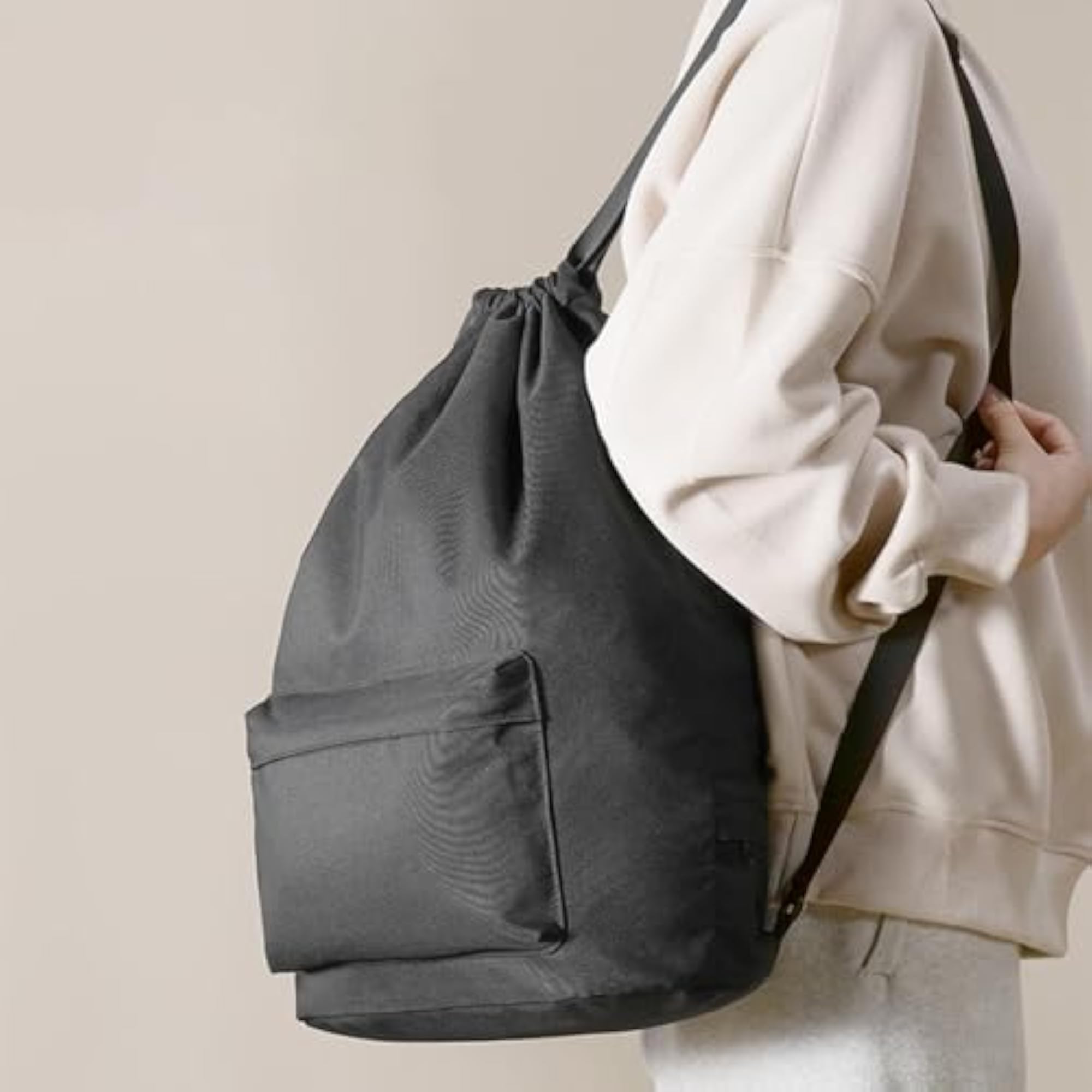 Drawstring Backpack Sports Gym Sack for Outdoor Activities