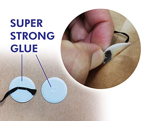 Self-Adhesive Button Fastener, String-Tie Button, Eyelet Button, String Fastener For Envelopes (100Pcs) – Add Function & Ease To The Envelopes #TOP5